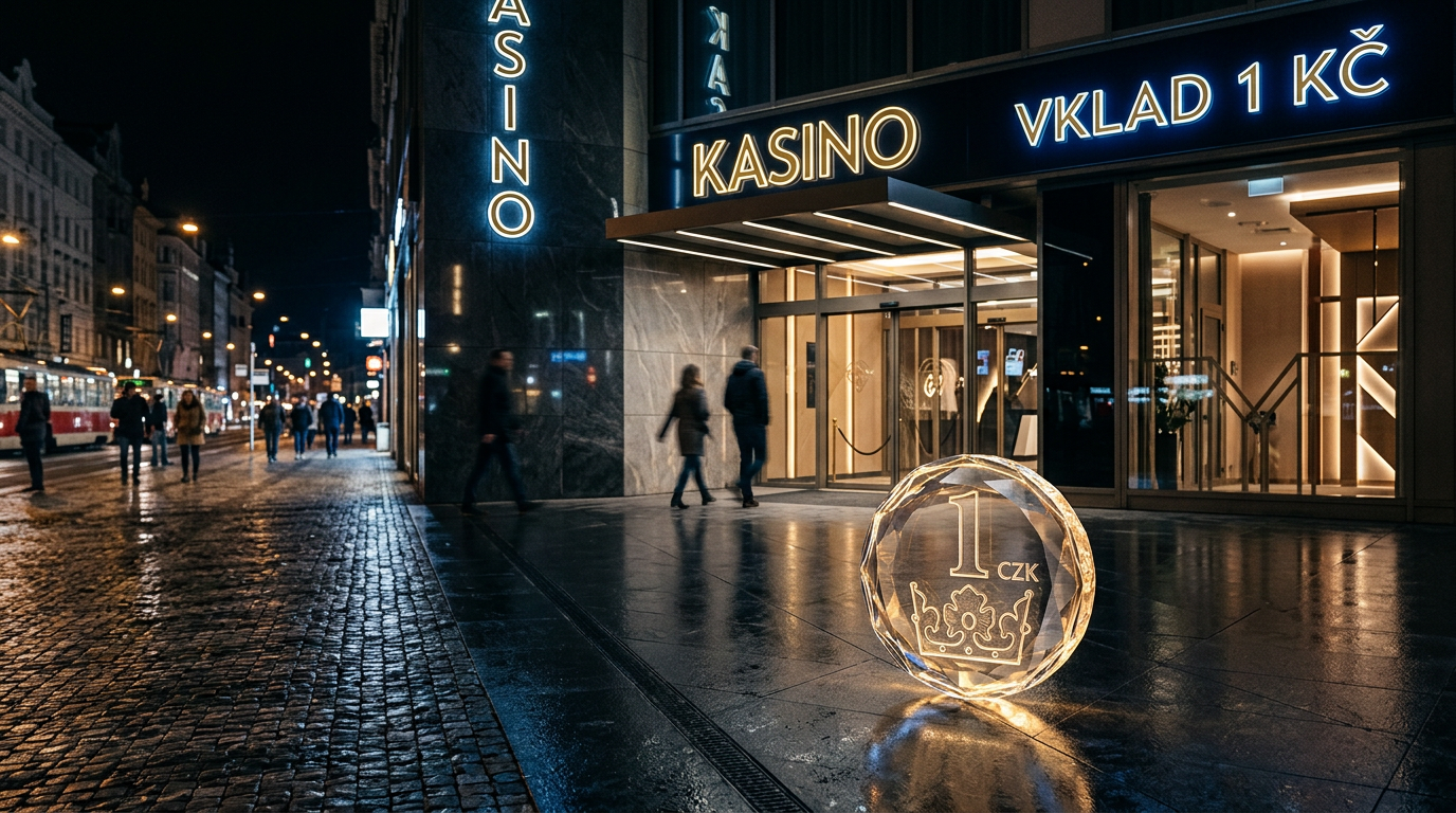 Moderní online casino s vizualizací vkladu 1 Kč