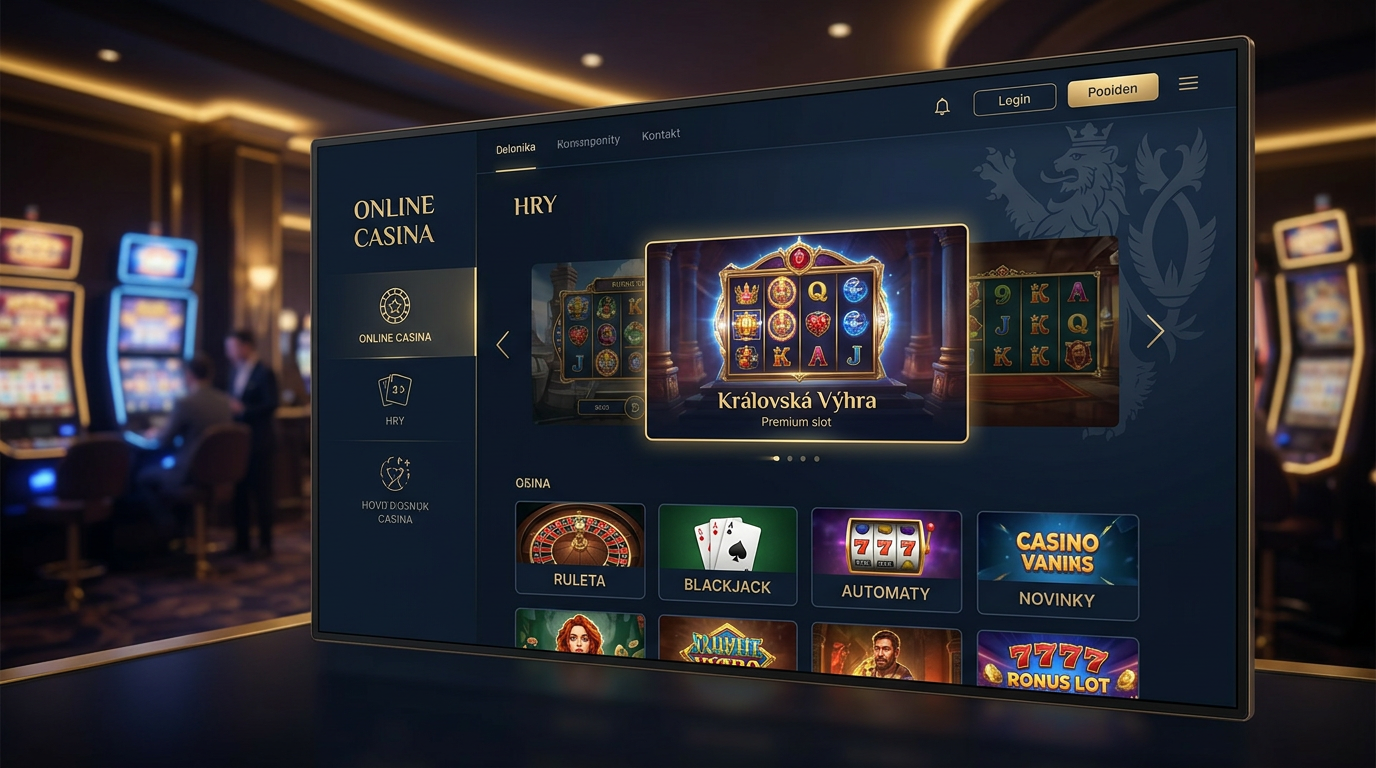 Luxusní prostředí online kasina s důrazem na bezpečnost a moderní technologie
