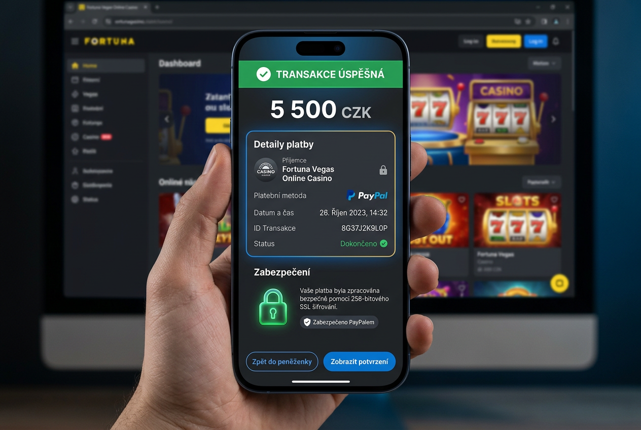 Bezpečné platby v online kasinu přes PayPal v roce 2026